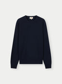 Essential Crewneck Cashmere Sweater Total Eclipse - Gobi Cashmere #color_total-eclipse