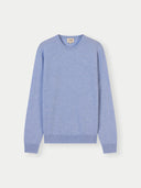 Essential Crewneck Cashmere Sweater Forever Blue - Gobi Cashmere #color_forever-blue