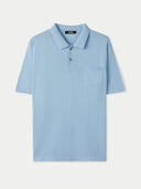 light blue polo #color_aquamarine