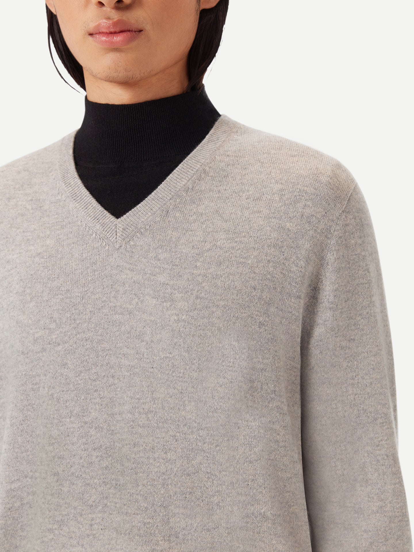 Basic Cashmere V-Neck Sweater