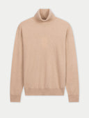 Organic Color Cashmere Timeless Turtleneck Sweater Beige - Gobi Cashmere #color_beige