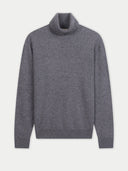 Timeless Turtleneck Cashmere Sweater Dim Gray - Gobi Cashmere #color_dim-gray