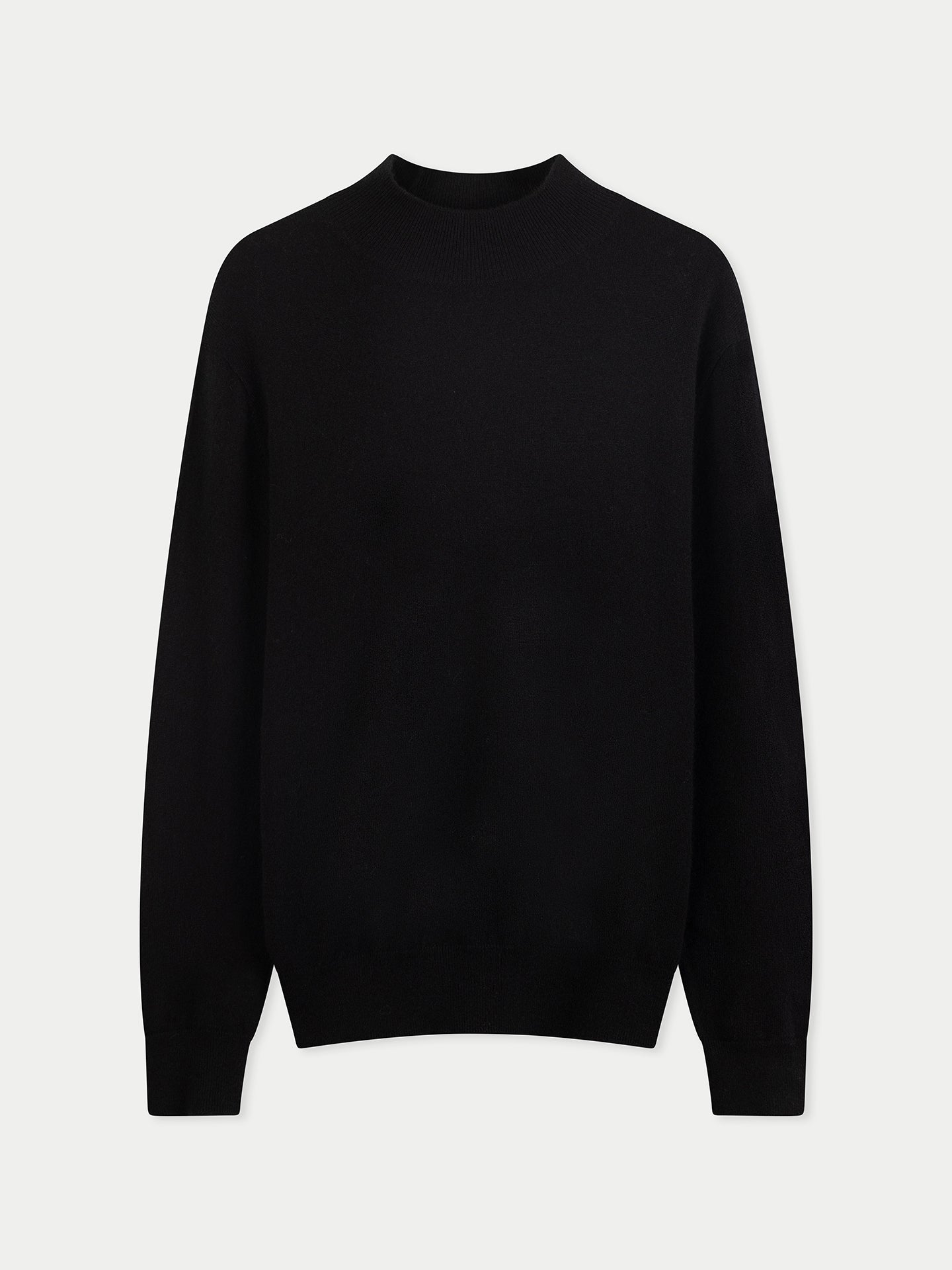 Timeless Mock Neck Cashmere Sweater