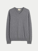 Gray sweater on a light gray background.