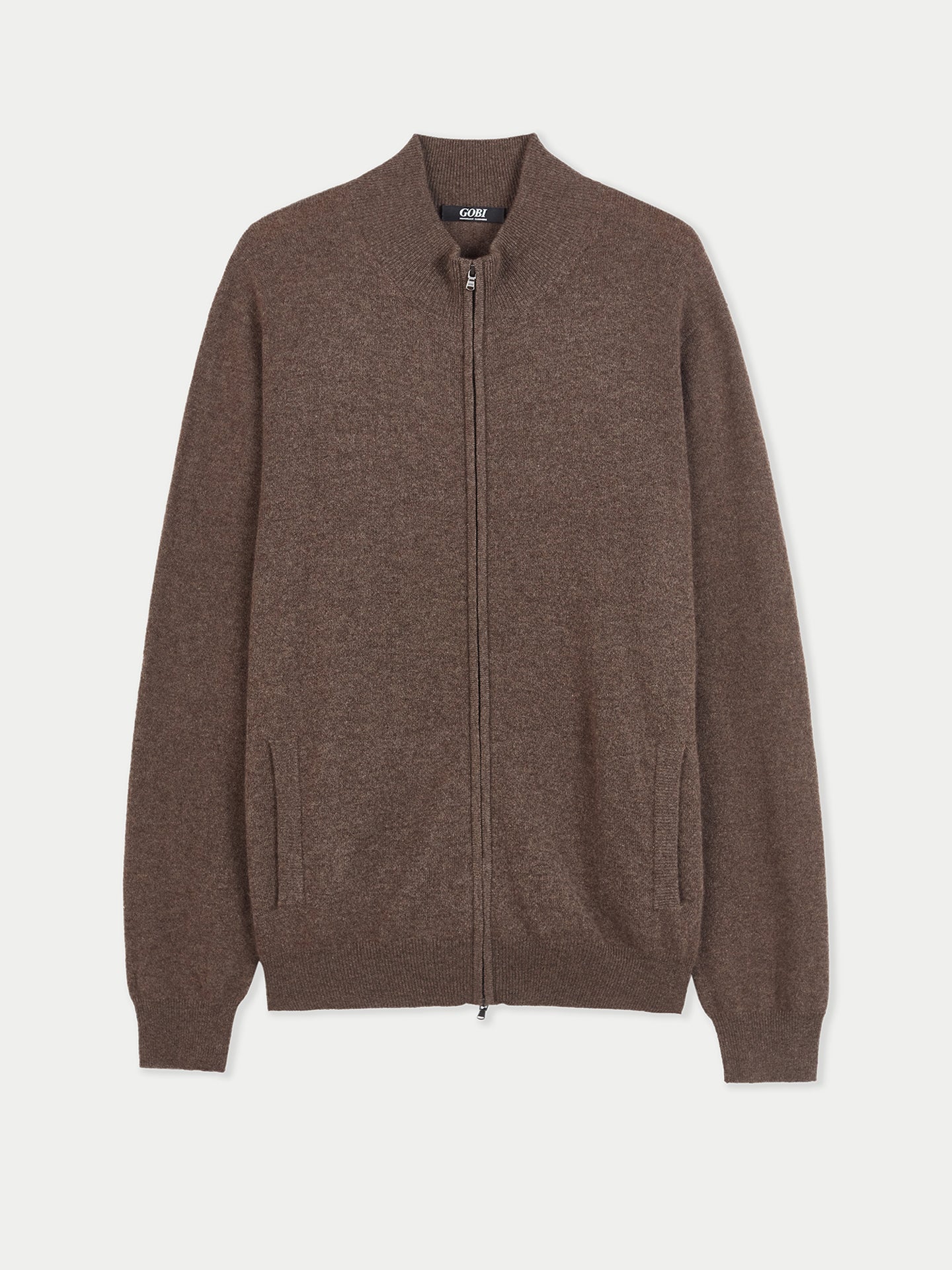 Full-Zip Cashmere Cardigan