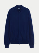 Essential Full-Zip Cashmere Cardigan Navy - Gobi Cashmere #color_navy