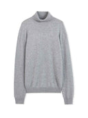 Essential Cashmere Turtleneck Sweater in Urban Silver