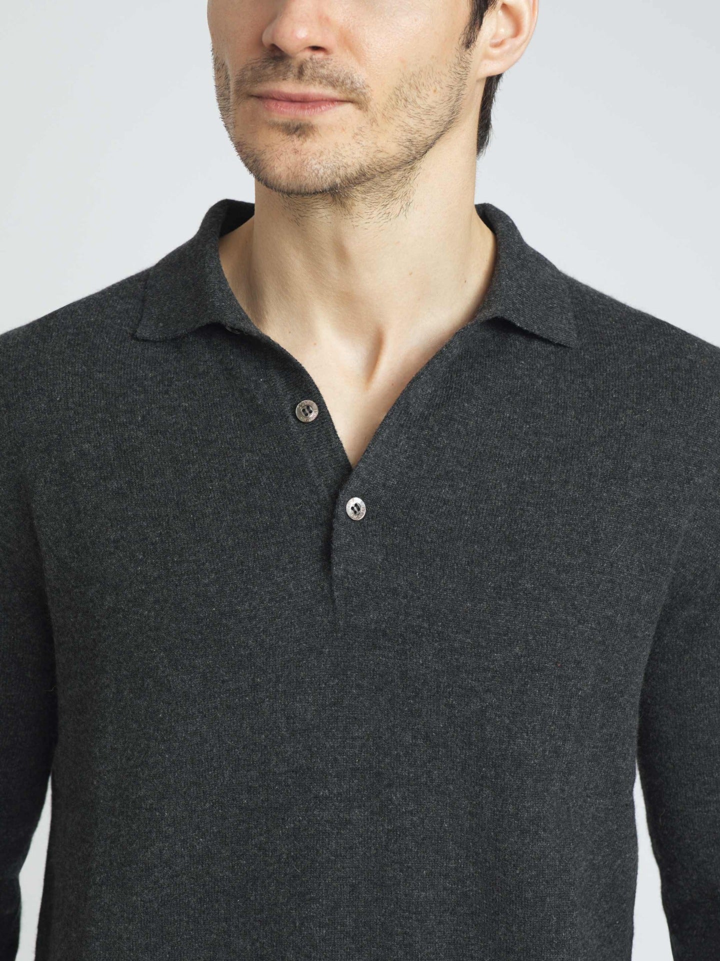 Cashmere Polo Sweater