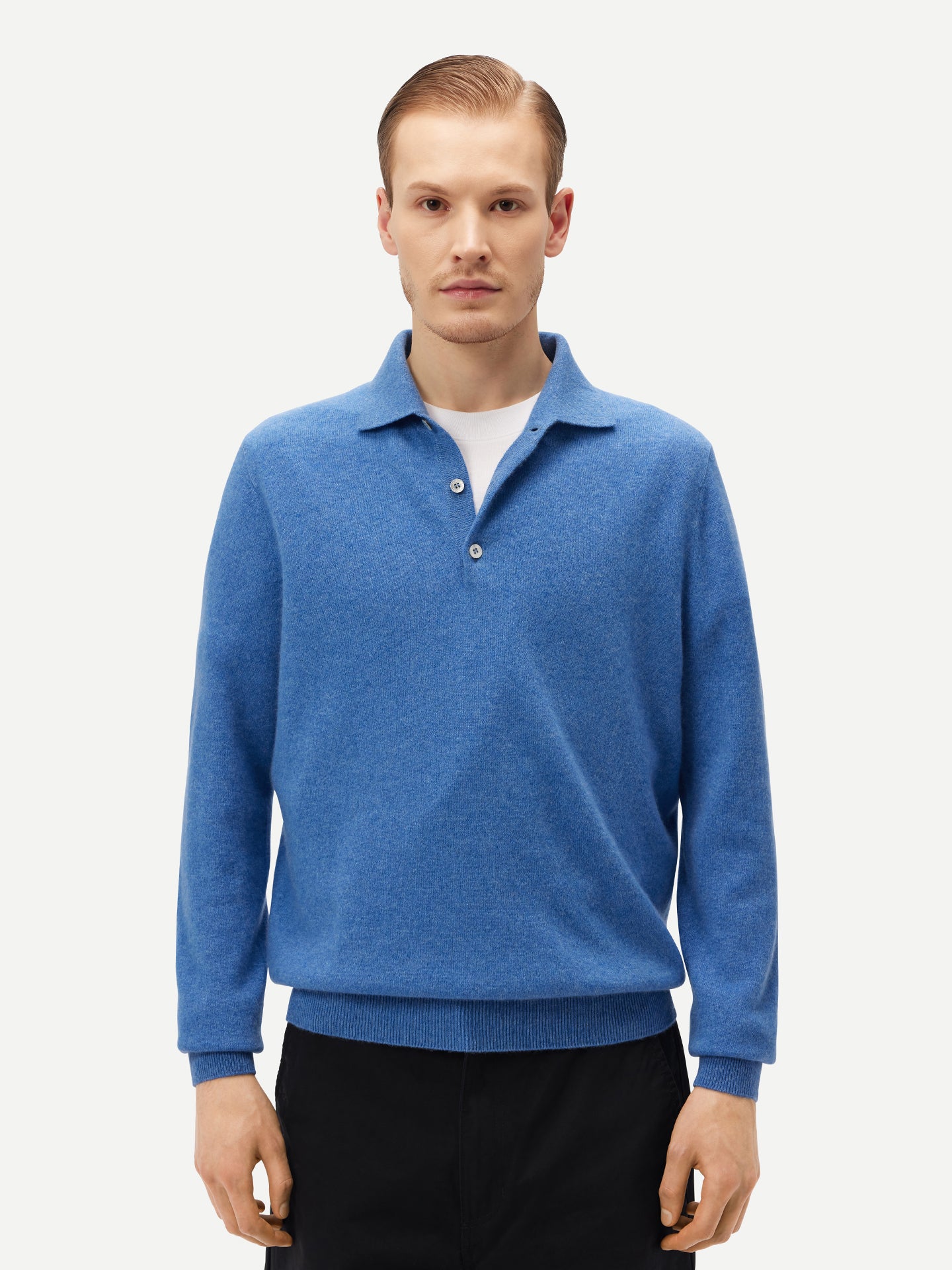 Cashmere Polo Sweater