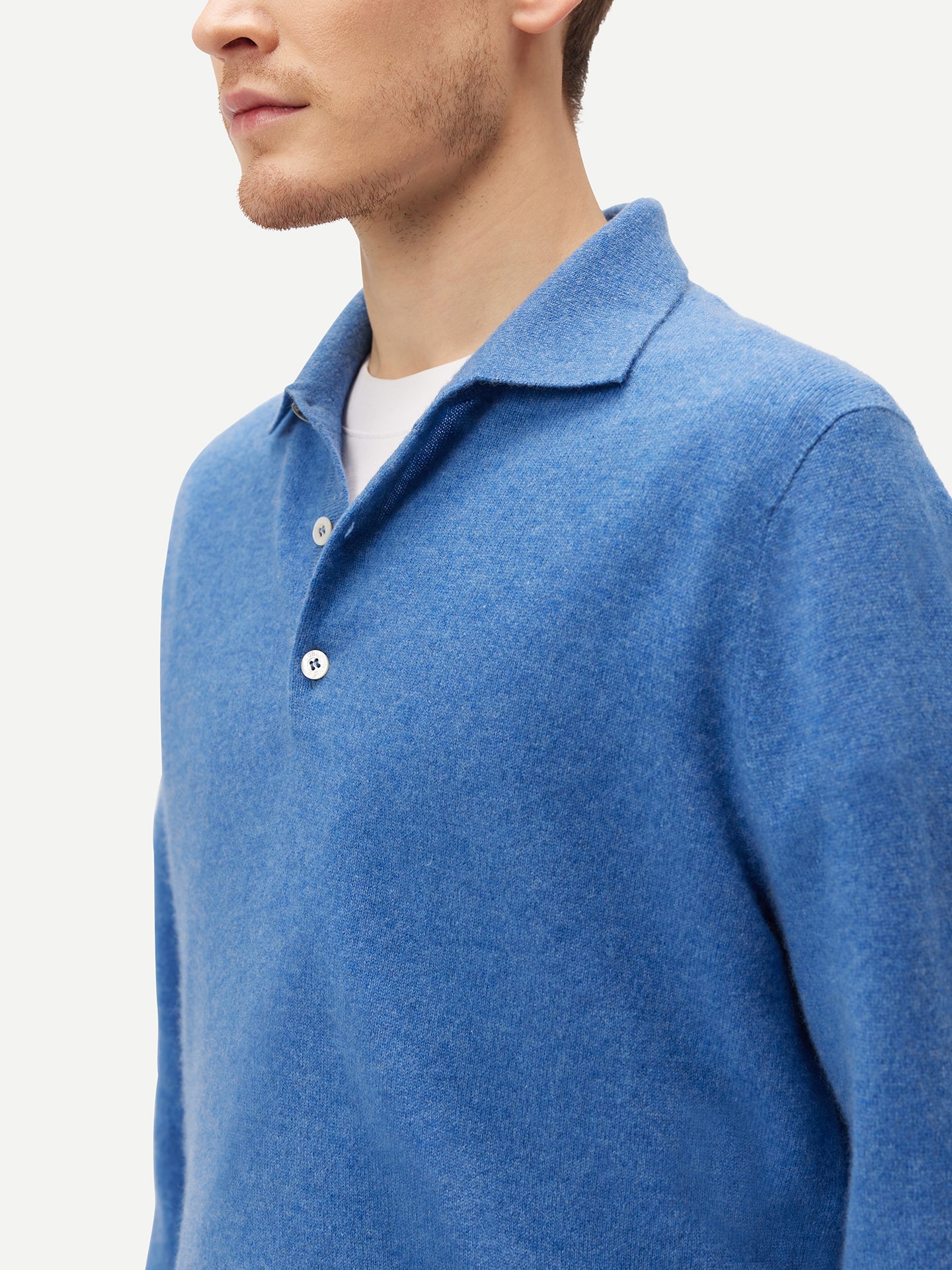 Cashmere Polo Sweater