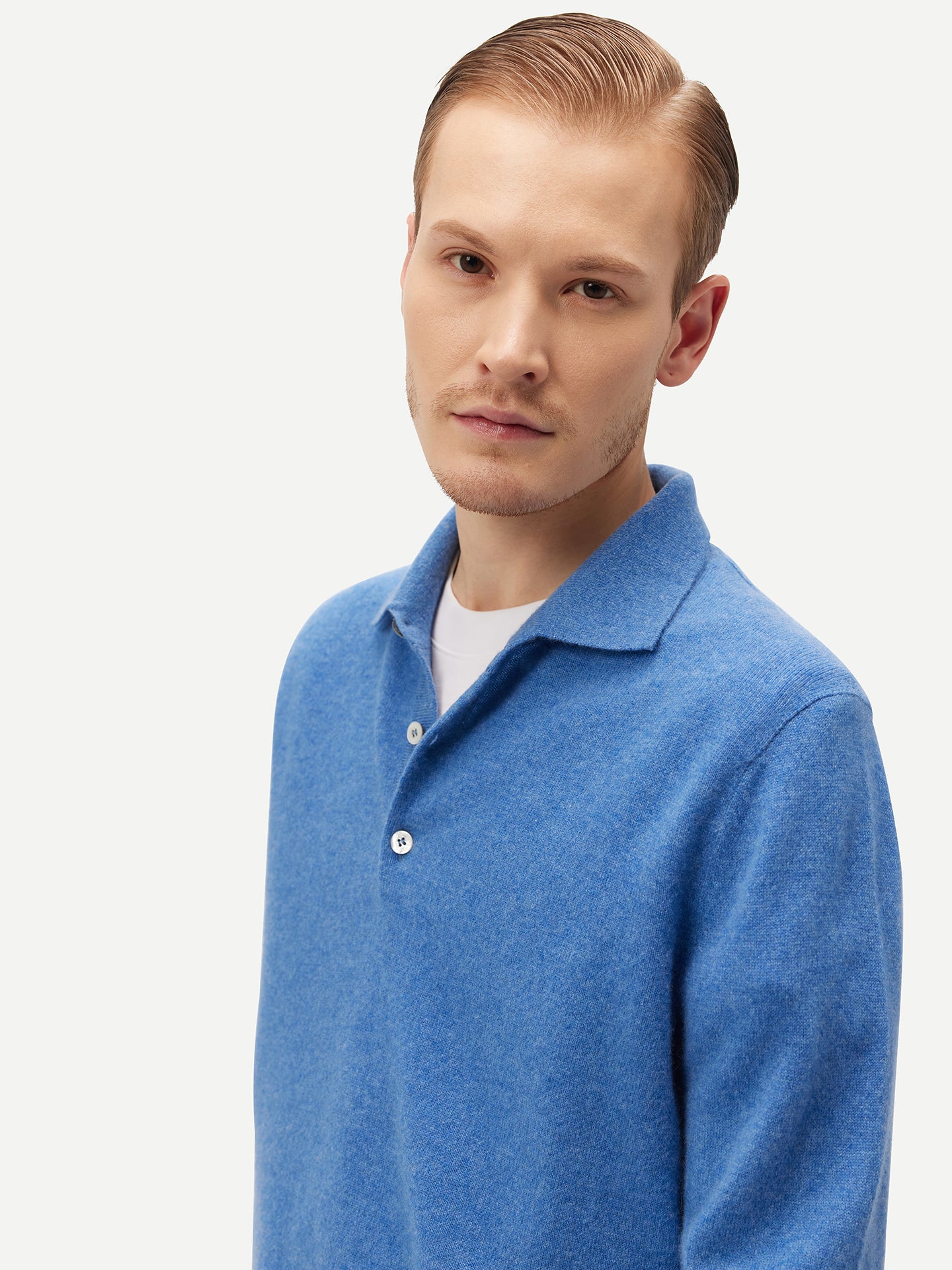 Cashmere Polo Sweater