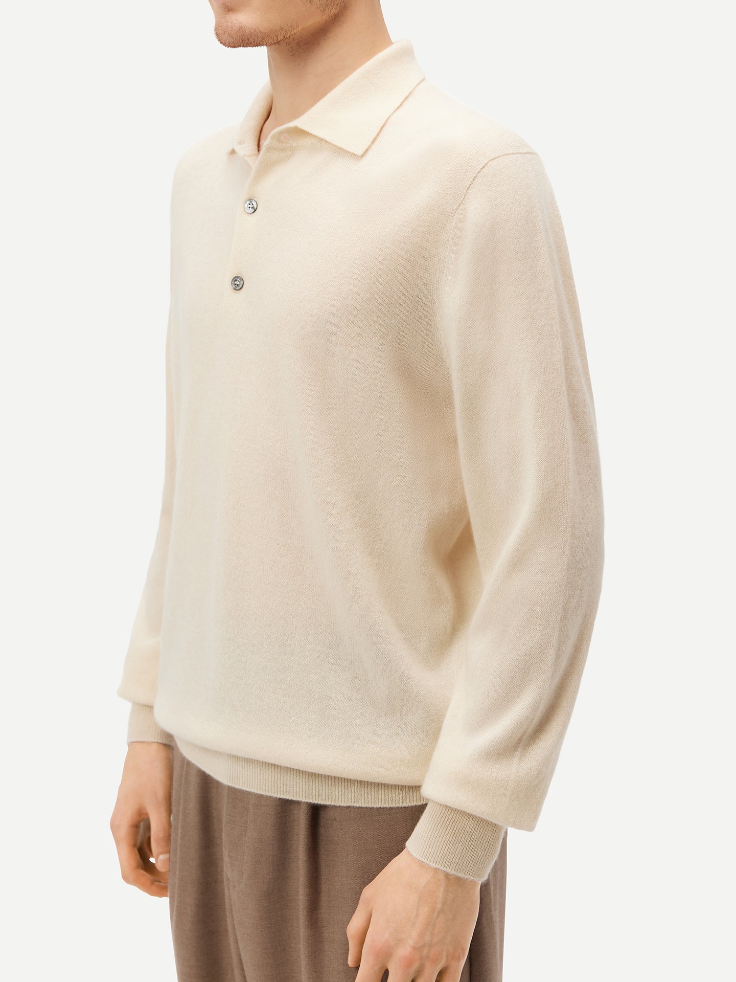 Cashmere Polo Sweater