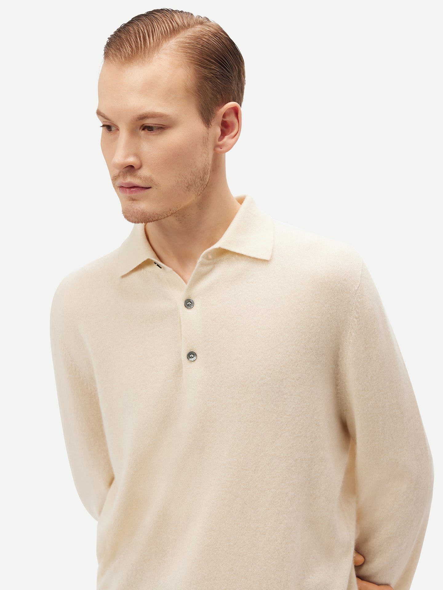 Cashmere Polo Sweater