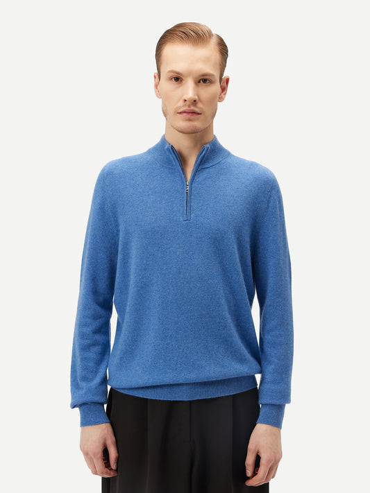 Cashmere Half-Zip Sweater