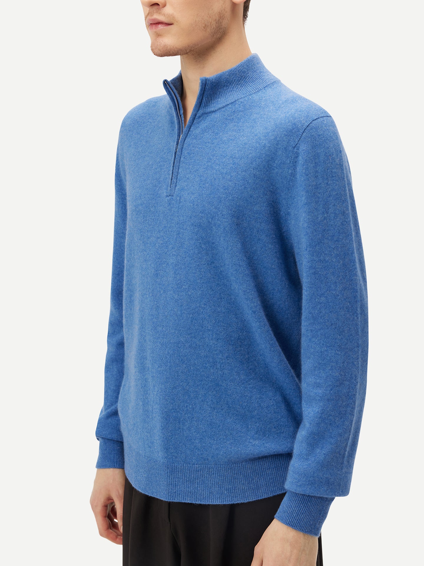 Cashmere Half-Zip Sweater