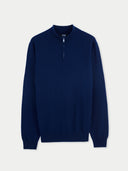 Navy blue sweater on a light gray background #color_navy