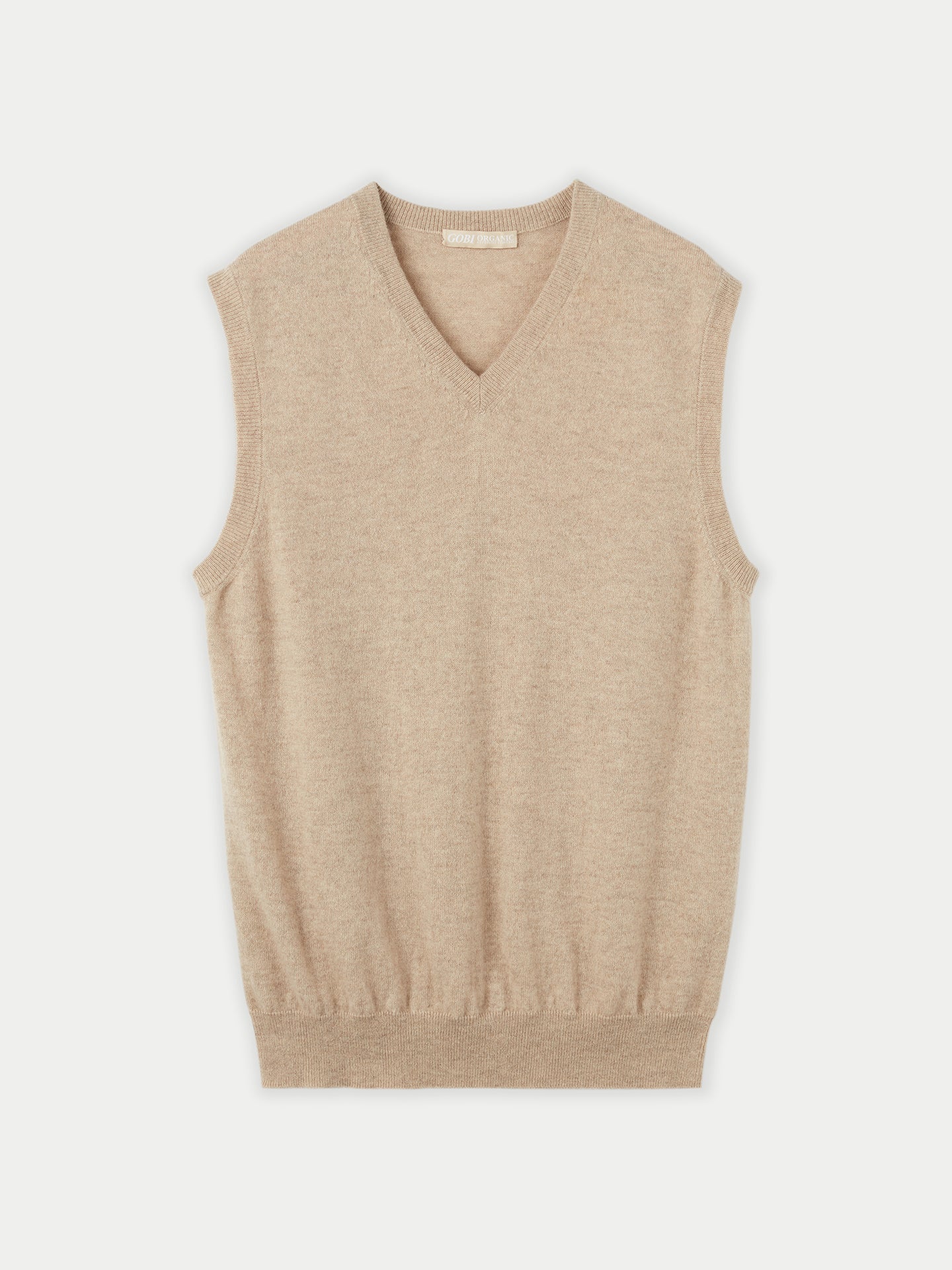 Organic Color Cashmere Men's Vest