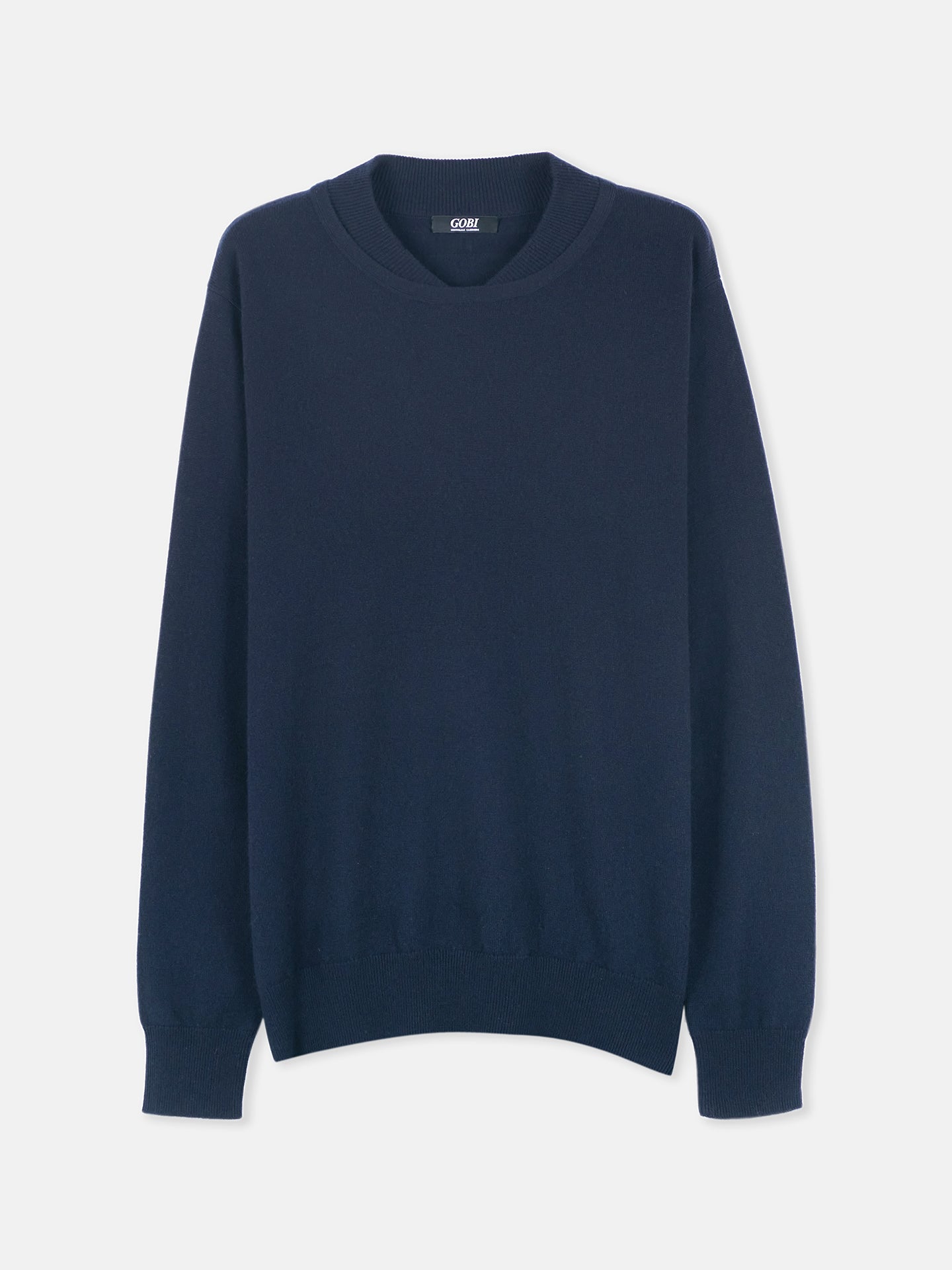 Double-Neckline Cashmere Sweater