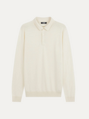 White sweater on a light beige background. #color_ marshmallow