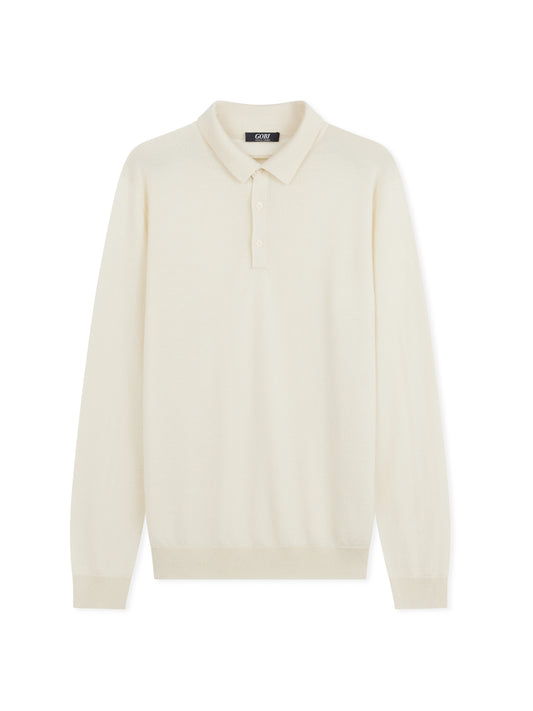 Men's Cashmere Silk Polo