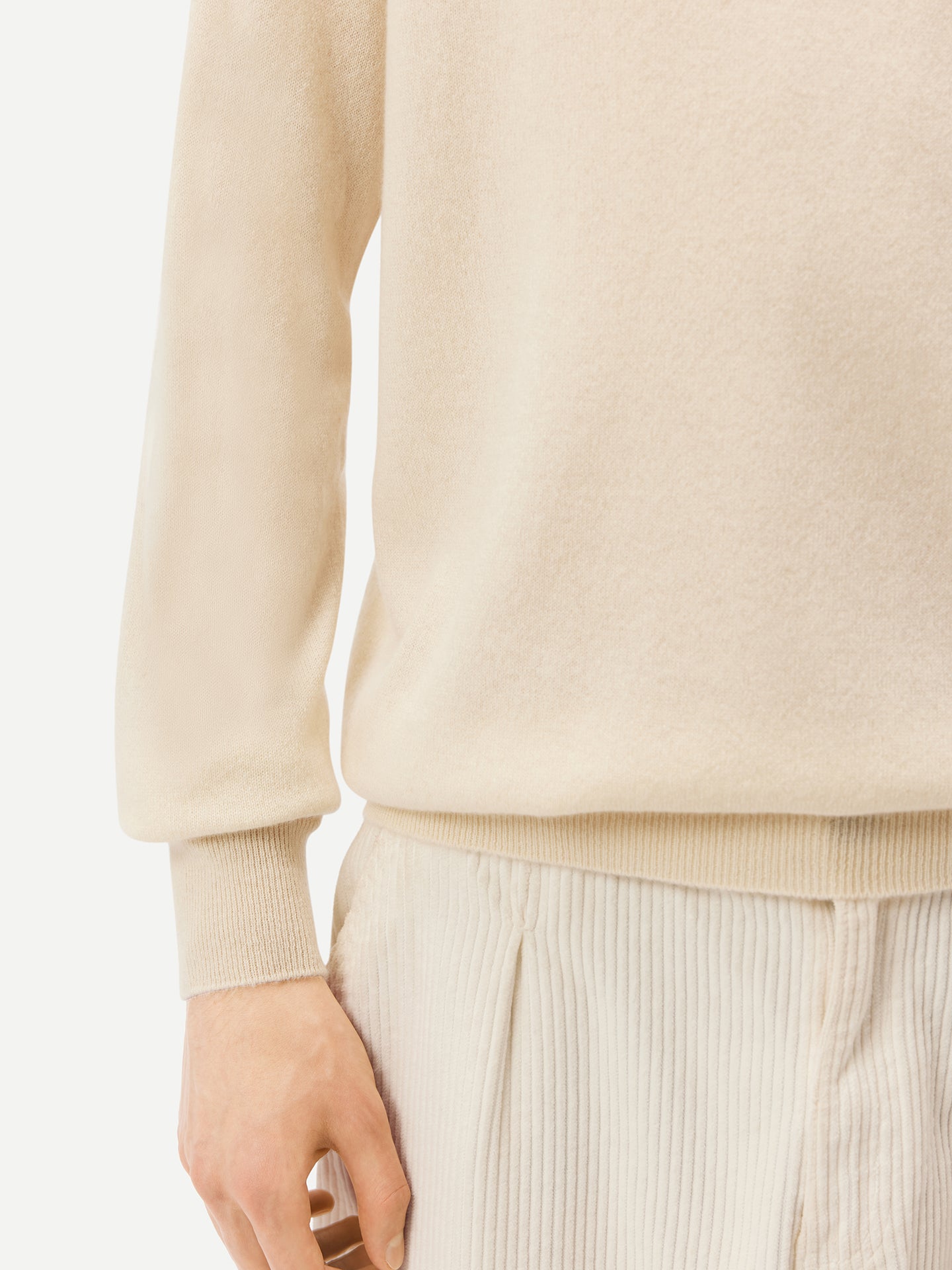 Cashmere Mock Neck Sweater