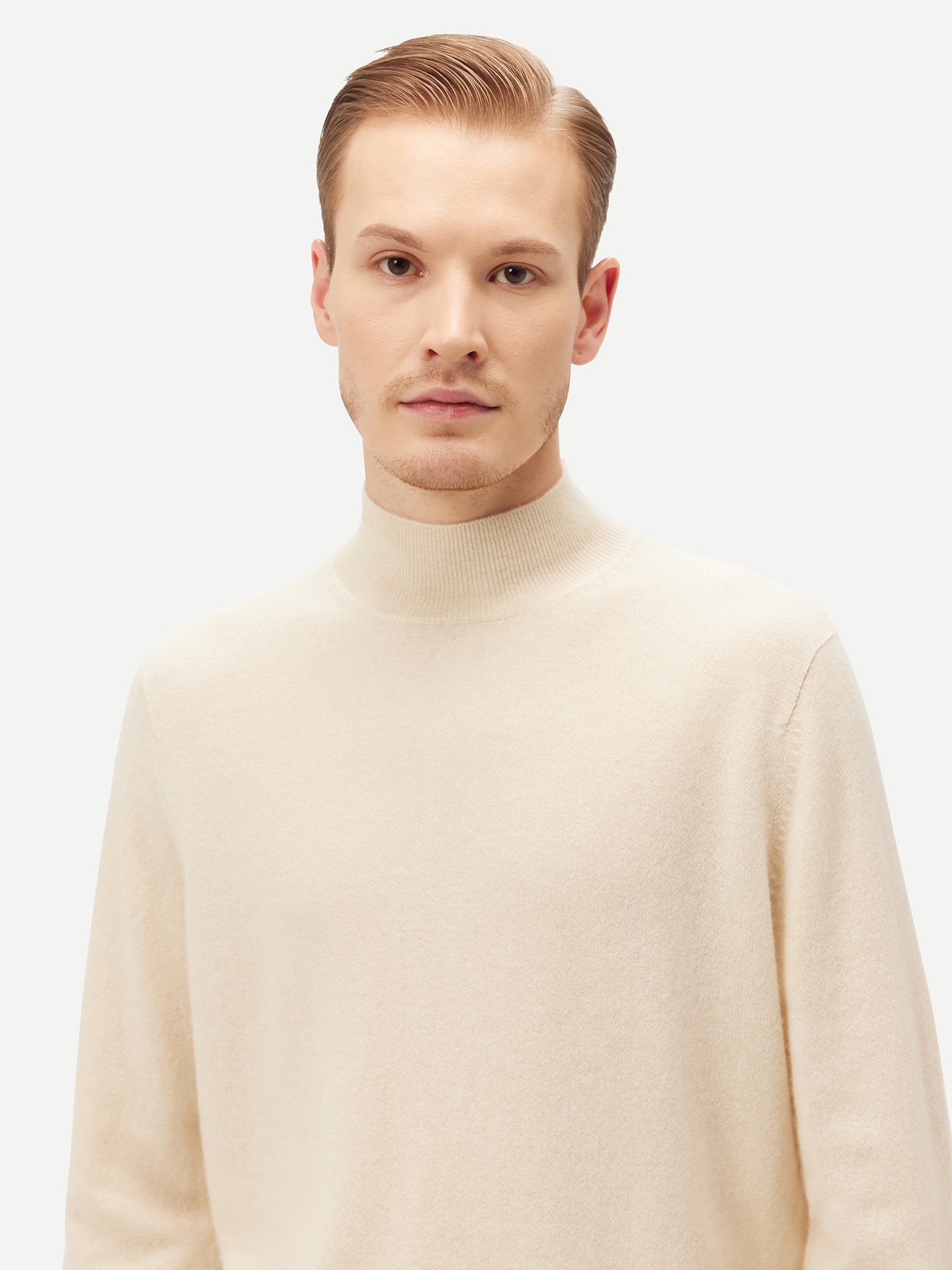 Cashmere Mock Neck Sweater