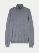 Gray turtleneck sweater on a light gray background #color_dim-gray