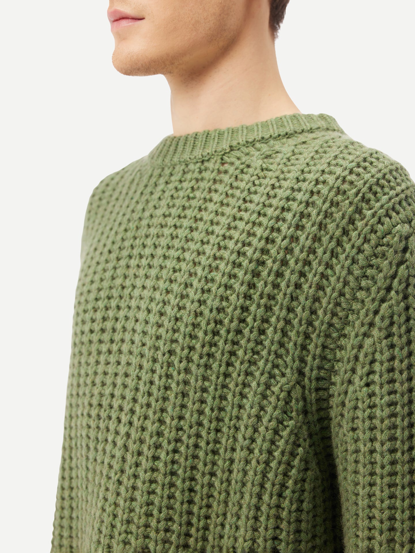 Regenerative-Cashmere Crewneck Sweater
