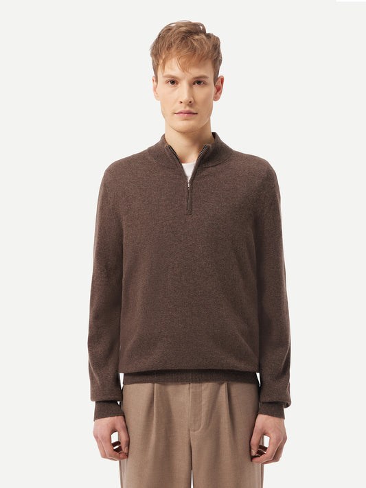 Cashmere Half-Zip Sweater