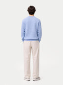 Essential Crewneck Cashmere Sweater Forever Blue - Gobi Cashmere #color_forever-blue