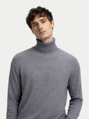 Timeless Turtleneck Cashmere Sweater Dim Gray - Gobi Cashmere #color_dim-gray