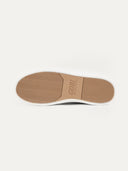 "GOBI" written in sole of a sneaker  #color_navy
