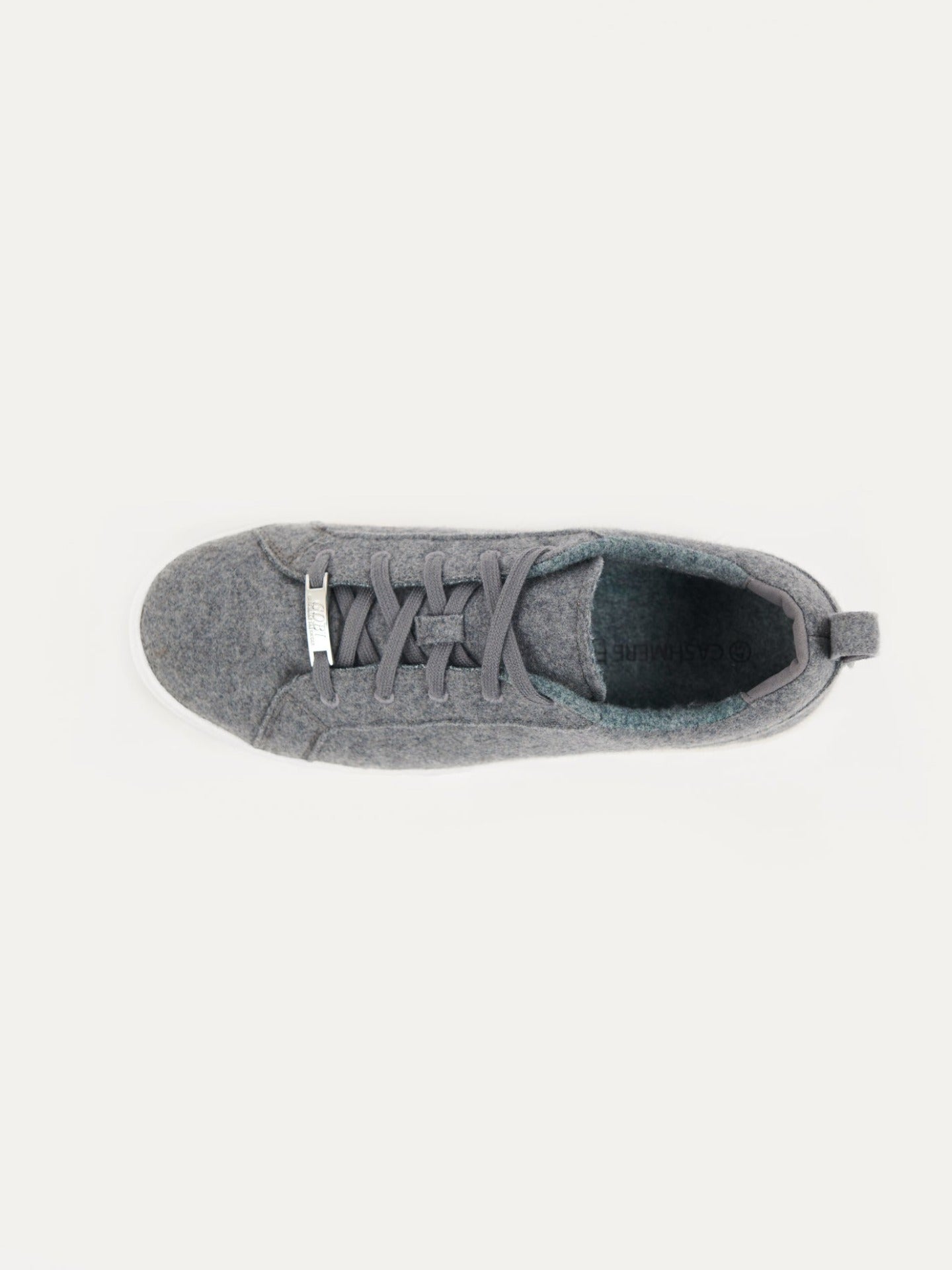 Unisex Cashmere Low Ankle Sneakers Stone Gray - Gobi Cashmere