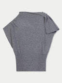 Gray top on a white background #color_steel-gray