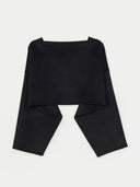 Black poncho on a white background #color_black