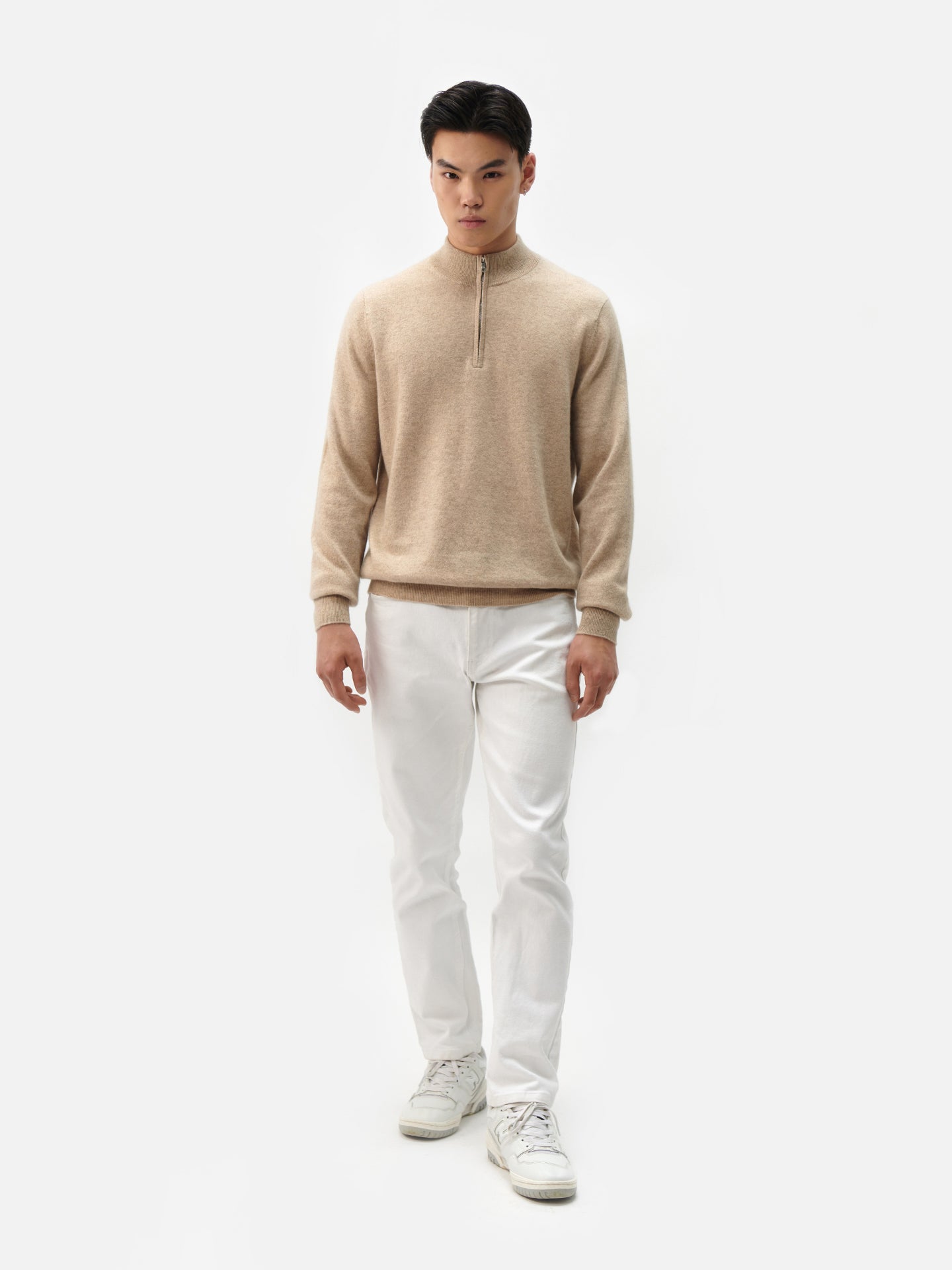 Cashmere Half-Zip Sweater