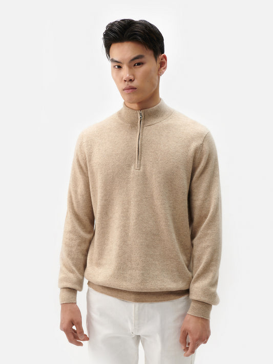 Cashmere Half-Zip Sweater