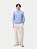 Essential Crewneck Cashmere Sweater Forever Blue - Gobi Cashmere #color_forever-blue