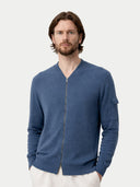 Cashmere Bomber China Blue - Gobi Cashmere #color_china-blue