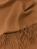 Close-up of a brown scarf with fringes #color_otter