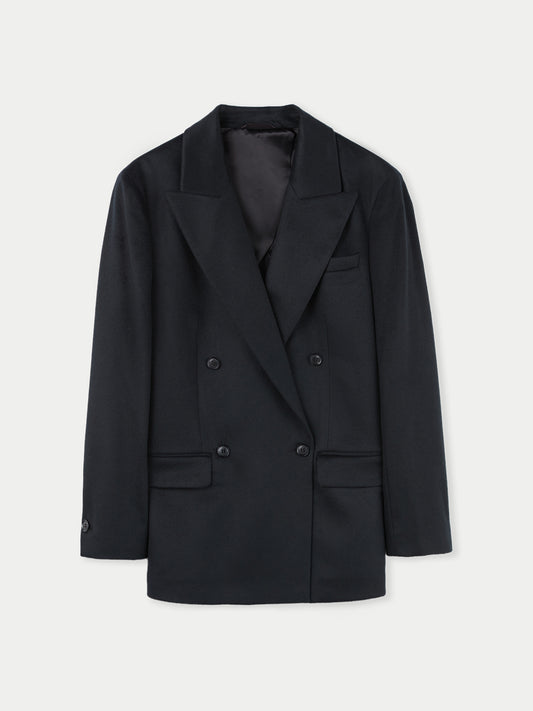 Double-Breasted Cashmere Blazer