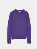 Purple sweater on a light gray background #color_dusted-peri