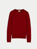 Red sweater on a light gray background #color_haute-red