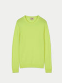 Neon green sweater on a light gray background #color_sunny-lime