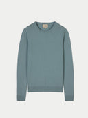 Blue sweater on a light gray background #color_cloud-blue