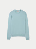 Women’s Essential Crew-Neck Cashmere Sweater Celadon | GOBI US #color_celadon