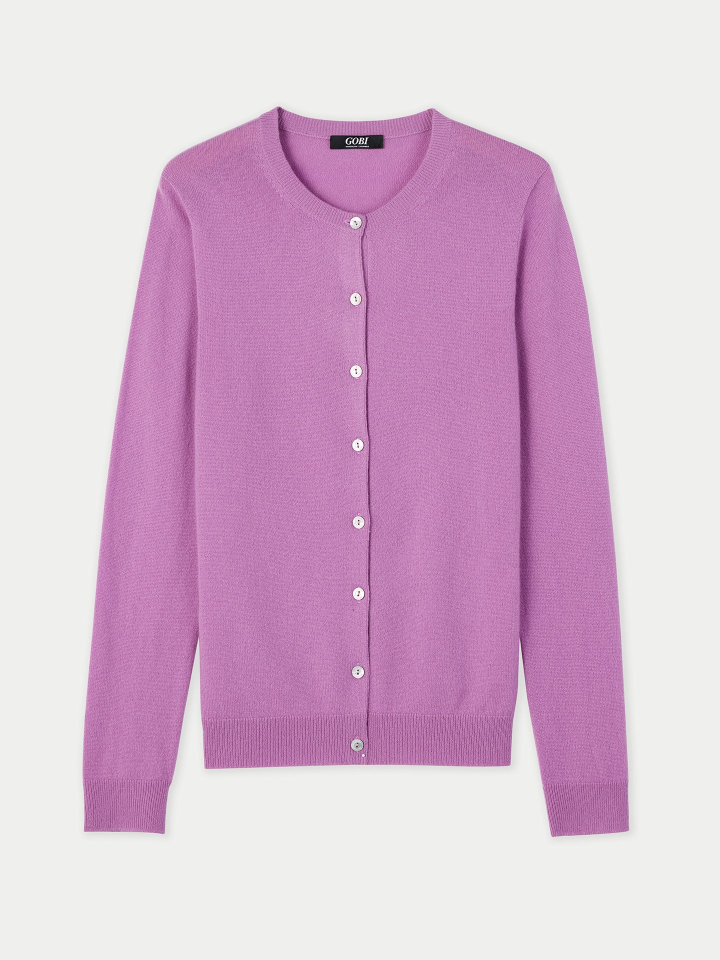 Essential Cashmere Crewneck Cardigan