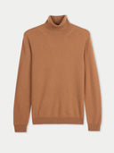 Brown turtleneck sweater on a light gray background #color_chipmunk