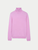 Essential Cashmere Turtleneck Sweater Pink Frosting - Gobi Cashmere #color_pink-frosting