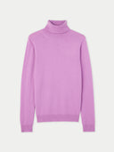Essential Cashmere Turtleneck Sweater Fuchisa Pink - Gobi Cashmere #color_fuchisa-pink